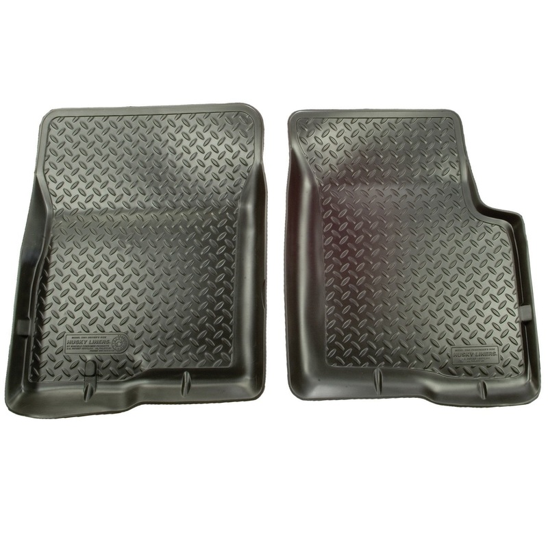 1998-2004 Dodge Dakota (00-04 incl. Quad Cab) Classic Style Black Floor Liners by Husky Liners (30781)