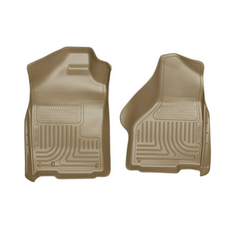 2003-2012 Dodge Ram 1500/2500/3500 Series Regular/Quad Cab WeatherBeater Tan Floor Liners by Husky Liners (18033)