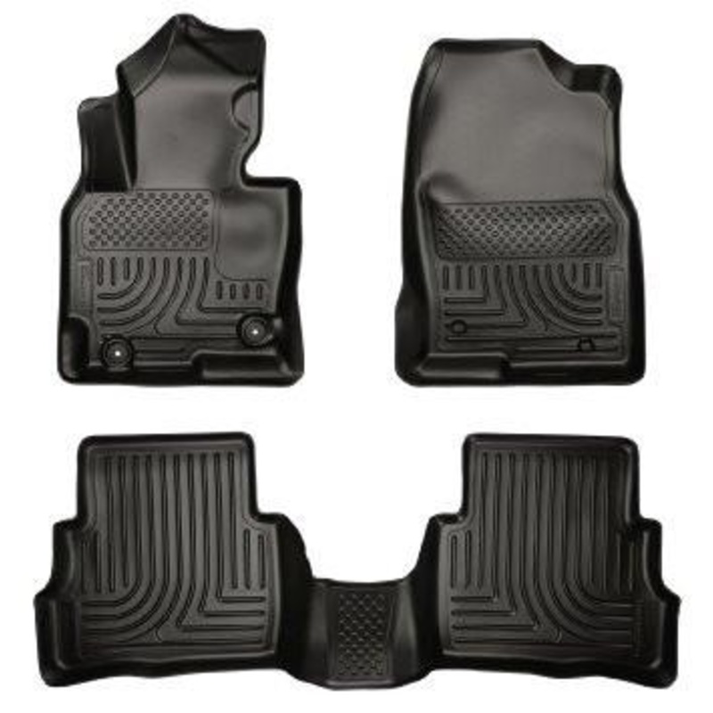 2013 Mazda CX-5 WeatherBeater Combo Black Floor Liners by Husky Liners (99731)