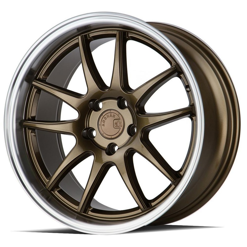 AodHan DS02 Wheels - 5X100 18" - Bronze w/Machined Lip