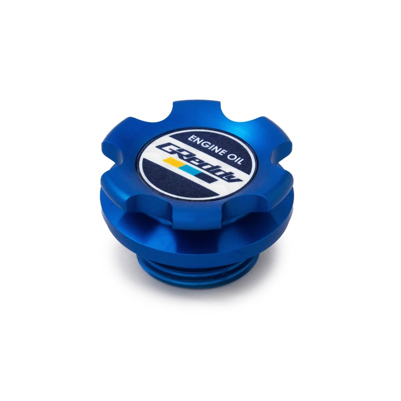 GReddy Type-B Oil Filler Cap 33.7 - Blue | Multiple Mazda Fitments  (13901504)