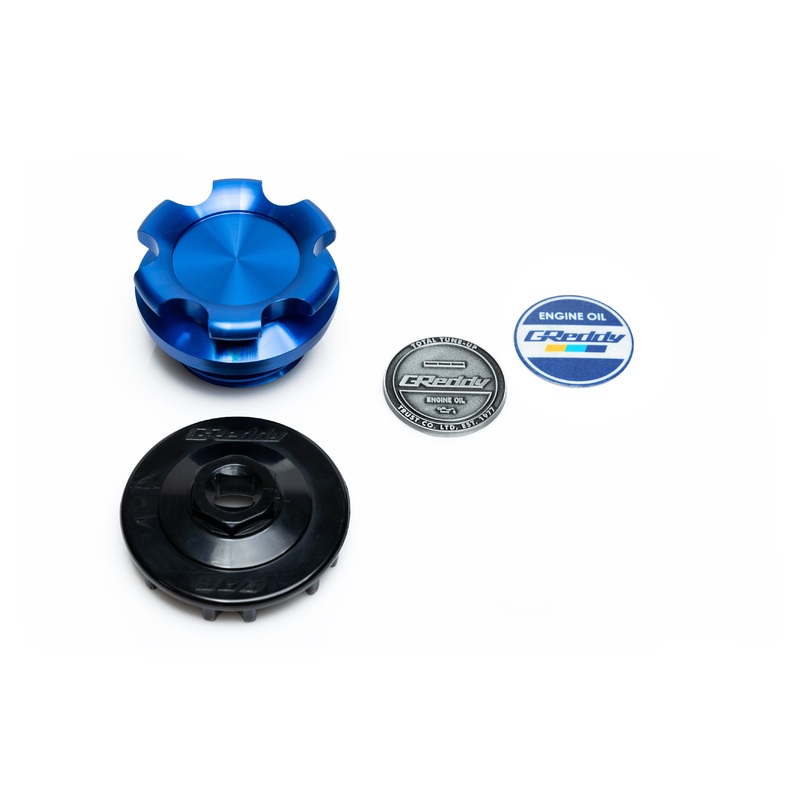 GReddy Type-B Oil Filler Cap M35-P4.0 - Blue | Multiple Mazda Fitments  (13901503)
